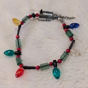 Christmas Lights Light Up Bracelet
